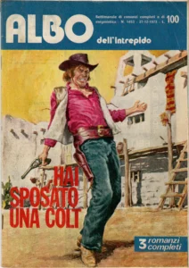 Albo dell'Intrepido, Editrice Universo, Dicembre 1973, Albo n. 1453, copertina