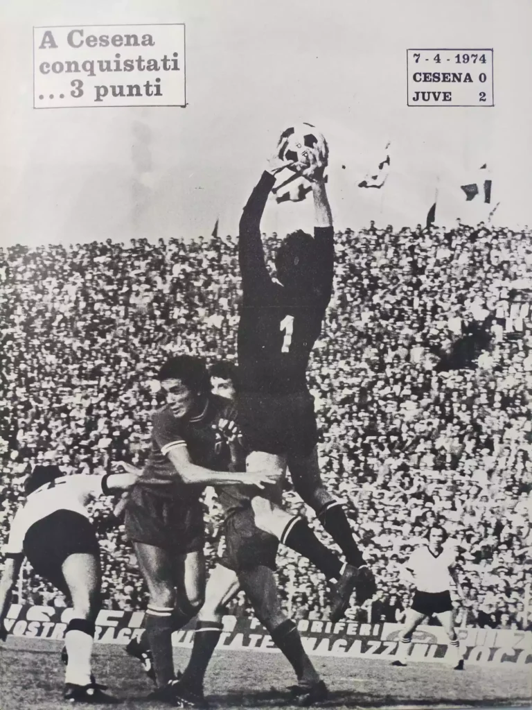 CalcioFilm, Sargraf, 10 aprile 1974, n. 14, p. 9, Cesena-Juventus 1973-74