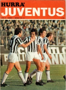 Hurrà Juventus, Gennaio 1974, n. 1, copertina, Juventus-Cesena 1973-74