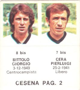 Nuove Collezioni Calciatori Goal 1976-77 Bittolo-Cera