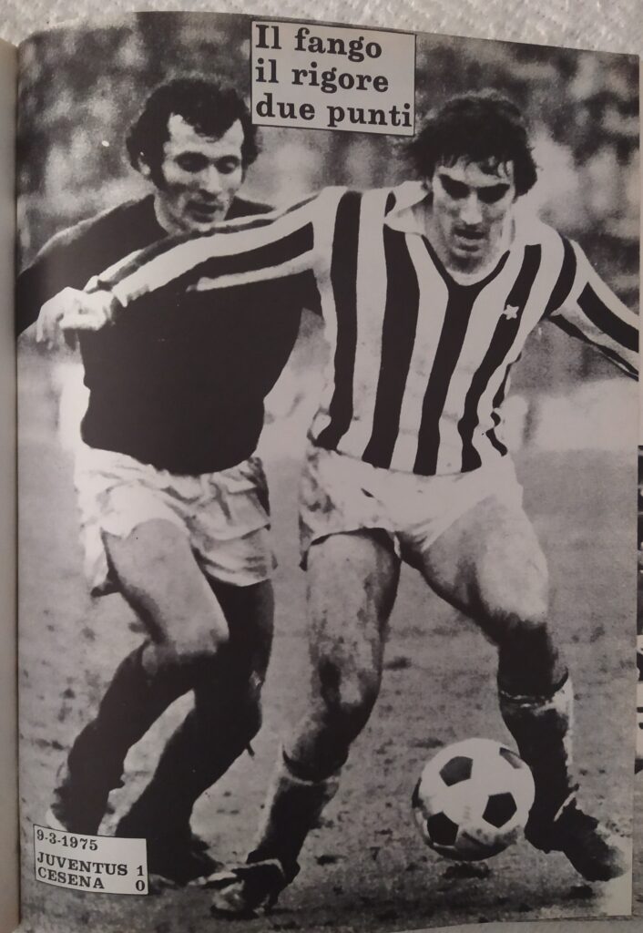 Calciofilm Juventus-Cesena 1974-75, p. 01 Ceccarelli