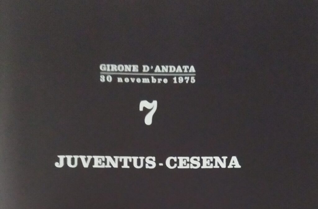 Calciofilm Juventus-Cesena 1975-76