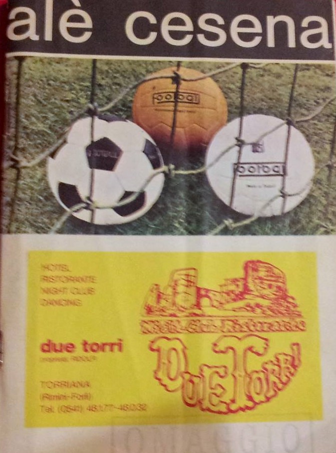 Almanacco Alè Cesena 1971-72, copertina