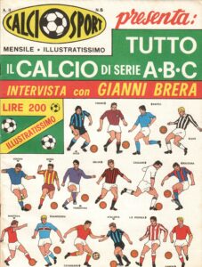 Calcio Sport Gino Sansoni Editore, novembre 1971, n. 5, copertina, presentazione squadre 1971-72