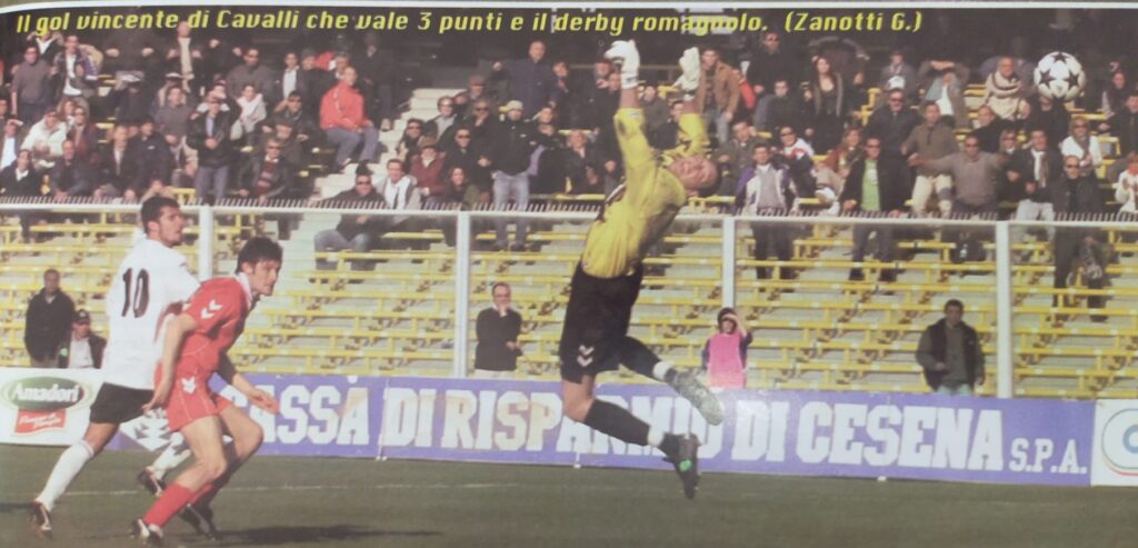 Cesena-Rimini-2003-04-Cavalli-gol-Forza-Cesena