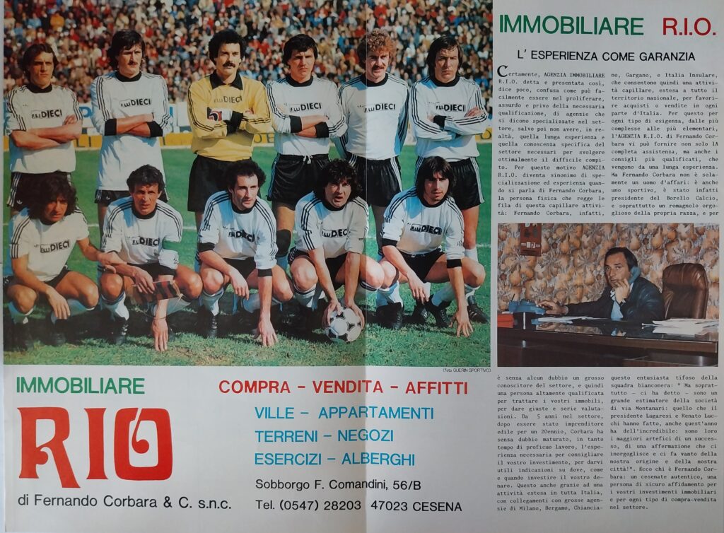 AC Cesena 81-82, giugno 1982, numero unico, poster Cesena 1981-82