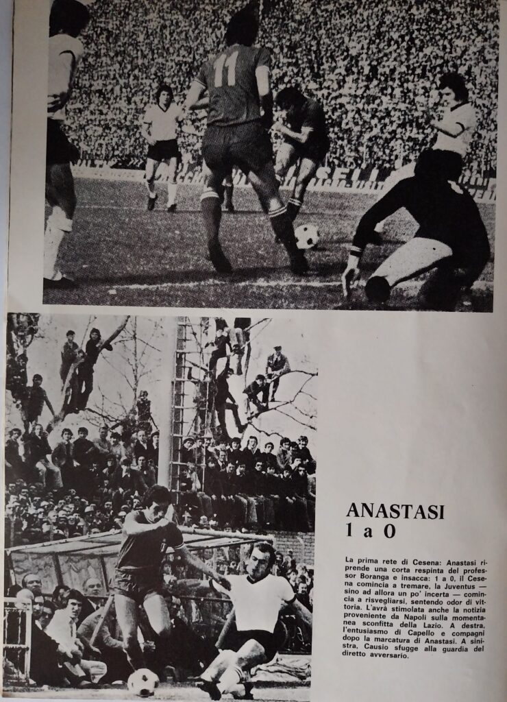 CalcioFilm 10 aprile 1974, n. 14, p. 18, Cesena-Juventus 1973-74