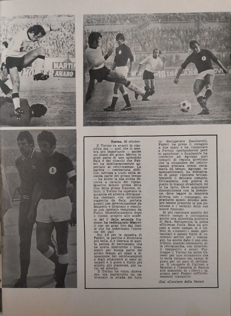 CalcioFilm 23 ottobre 1974, n. 3, p. 17, Torino-Cesena 1974-75