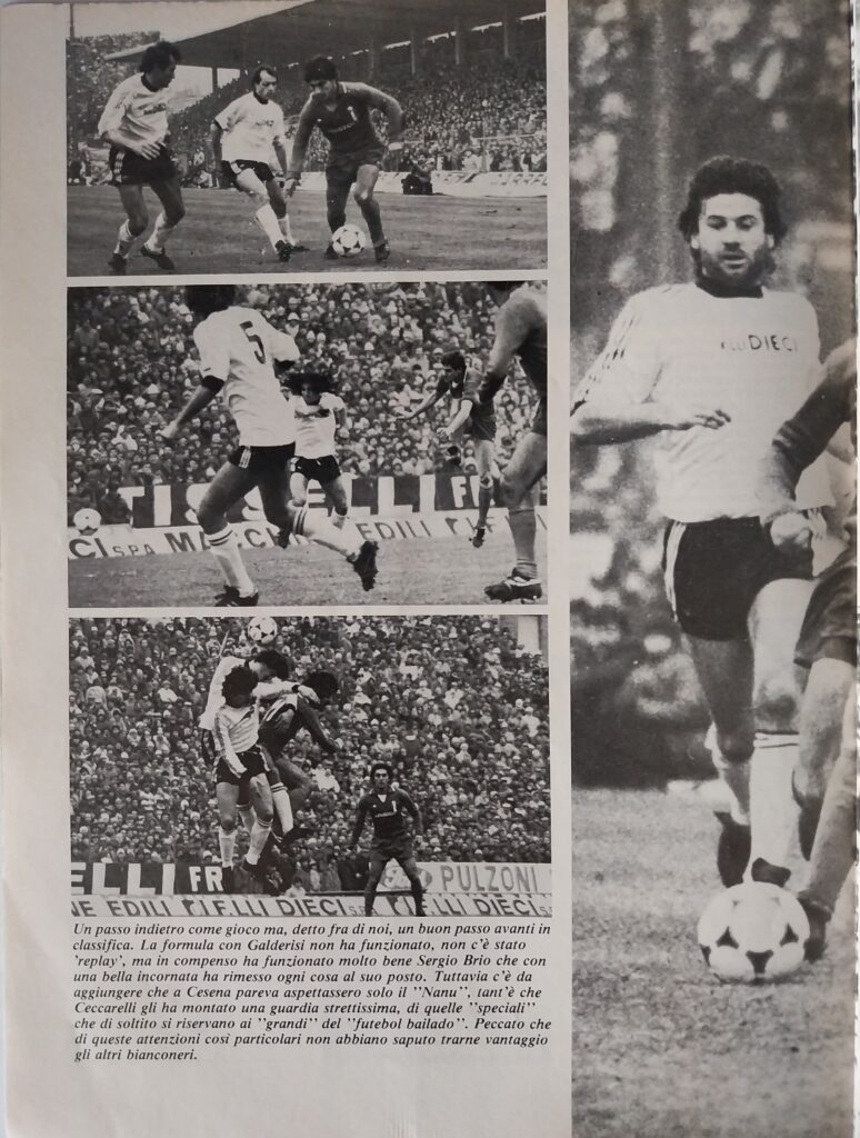 CalcioFilm 27 gennaio 1982, n. 4, p. 10, Cesena-Juventus 1981-82