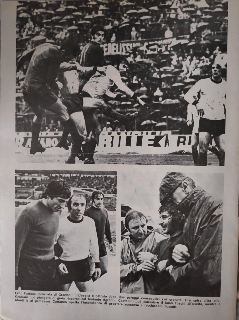 CalcioFilm 6 febbraio 1974, n. 16, p. 22, Torino-Cesena 1973-74