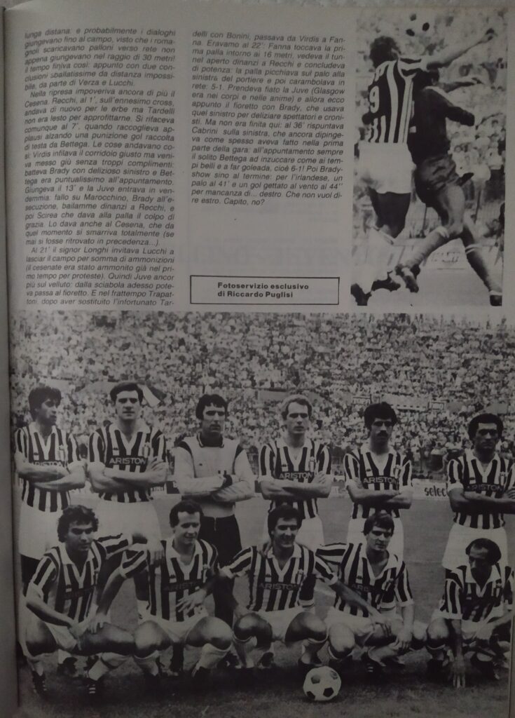 CalcioFilm settembre 1981, 04 Juventus-Cesena 1981-82