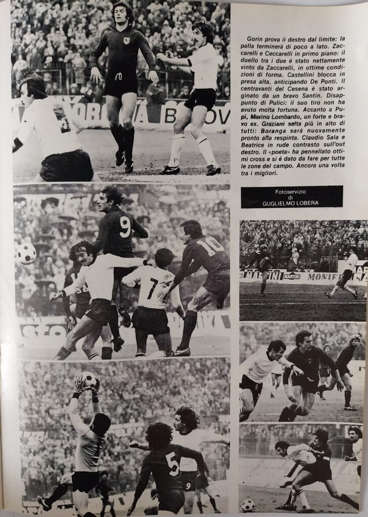 Calciofilm 22 dicembre 1976, n. 32, p. 21, Torino-Cesena 1976-77