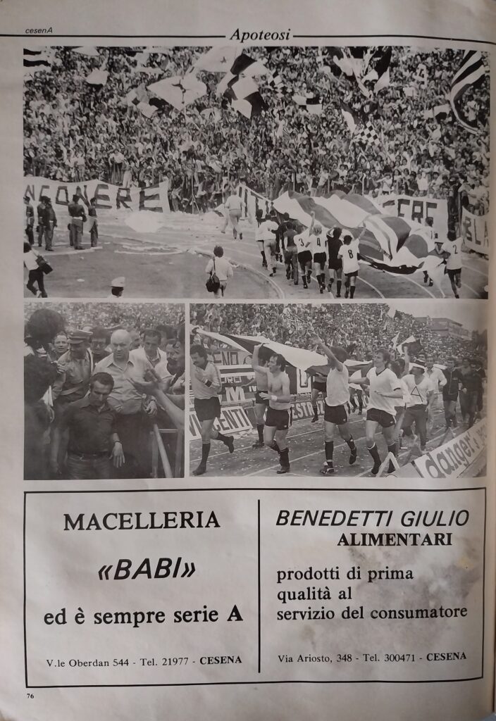 Calbucci Poggi CesenA 1981, p. 76 festa promozione 1980-81