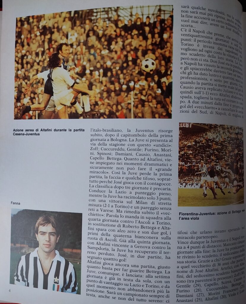 Enciclopedia Tutto il Calcio Minuto per Minuto European Book appendice 1978-79 con foto Cesena-Juventus 1974-75