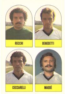 Flash Calcio-Lampo 1979-80 Recchi-Benedetti-Ceccarelli-Maddè