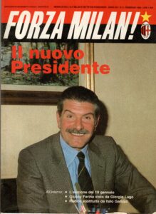 Forza Milan febbraio 1982, n. 2, copertina, Milan-Cesena 1981-82