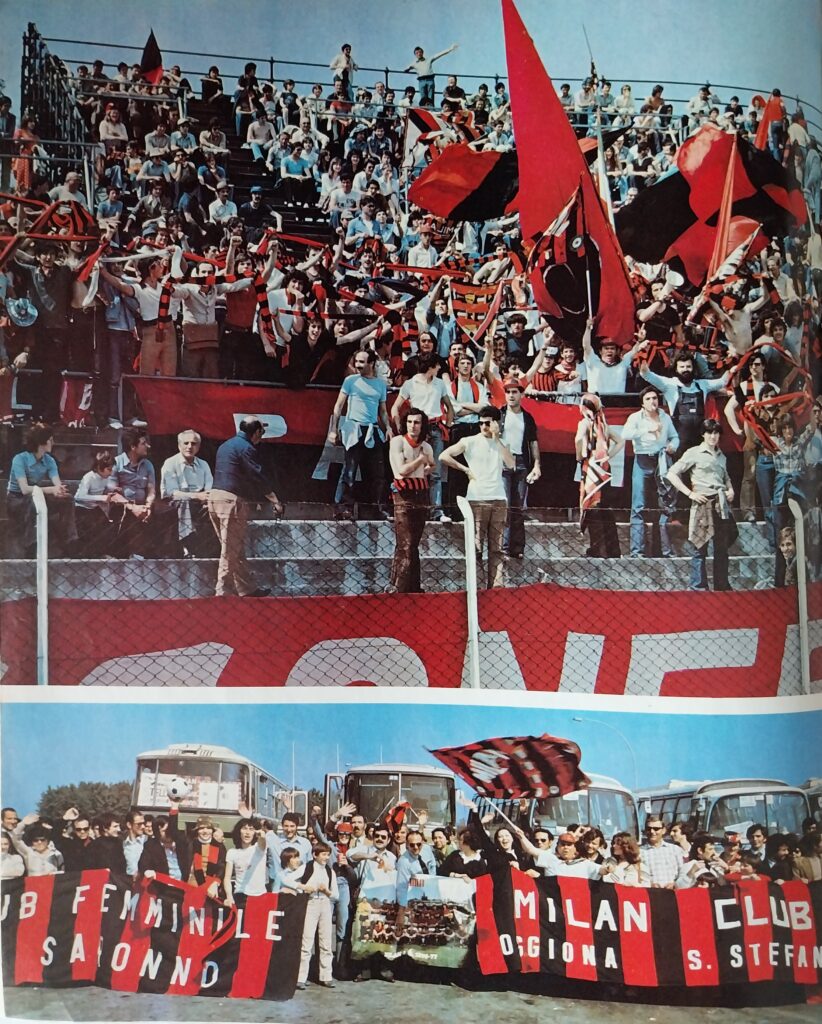 Forza Milan giugno 1977, n. 6, p. 42, Cesena-Milan 1976-77