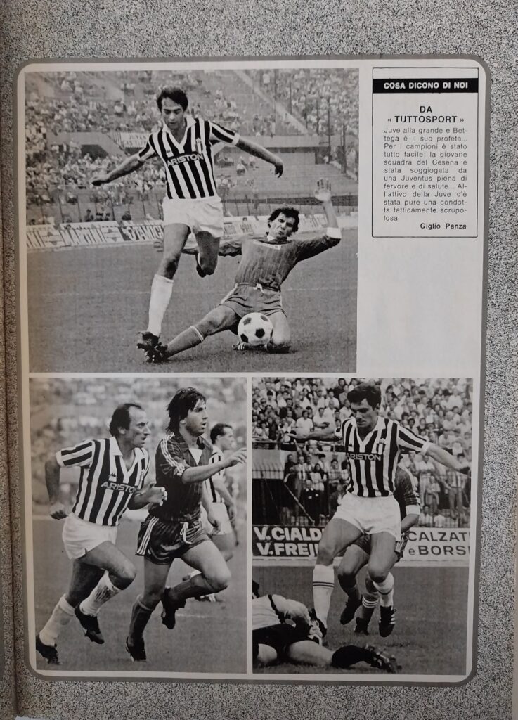 Hurrà Juventus ottobre 1981, n. 10, p. 7, Juventus-Cesena 1981-82