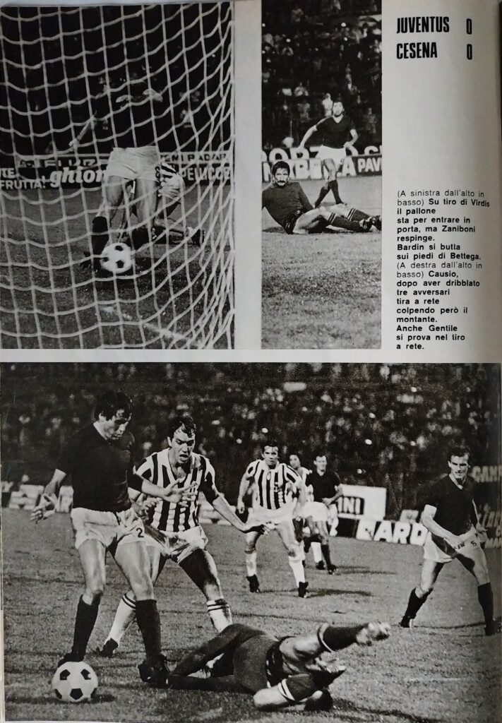 Hurrà Juventus settembre 1977, n. 9, p. 12, Coppa Italia Juventus-Cesena 1977-78