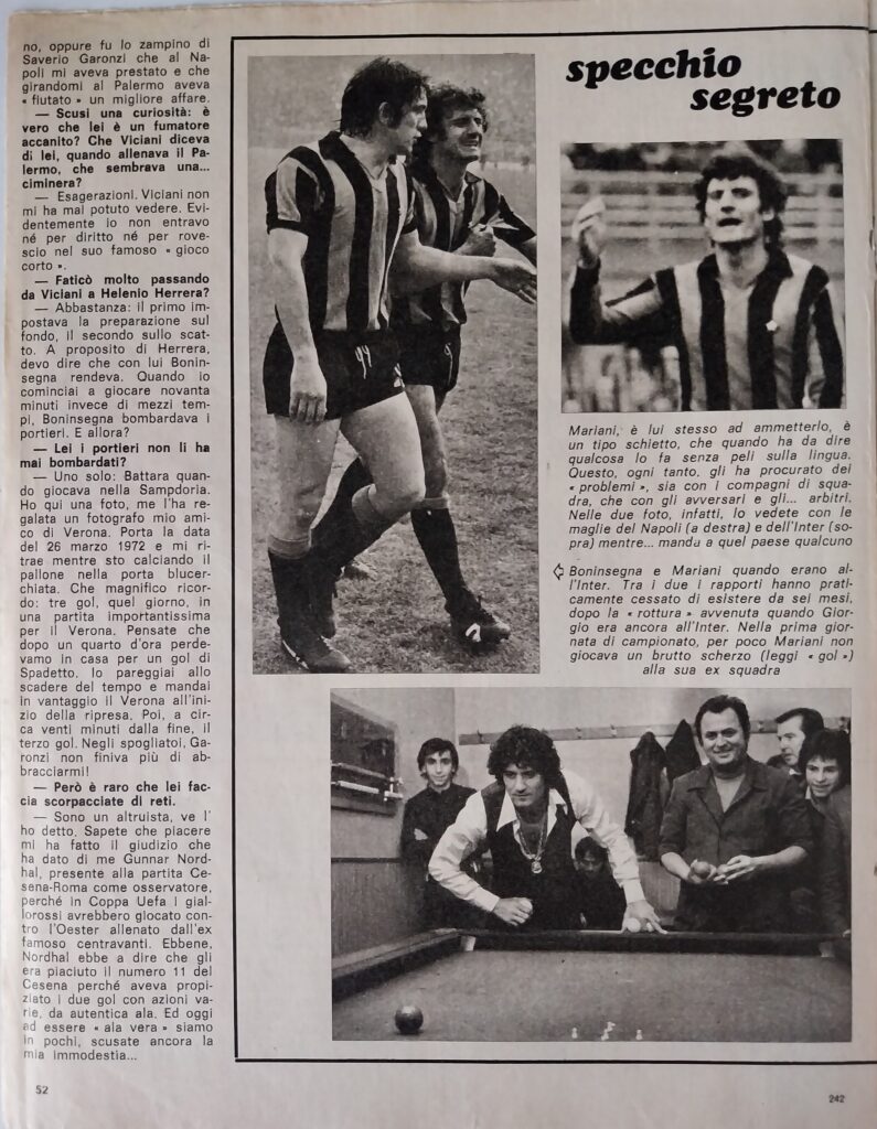 Il Monello 4 dicembre 1975, n. 49, Io proprio io Mariani, p. 52