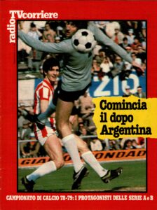 Radiocorriere TV Tuttocalcio 1978 n. 40, copertina, presentazione squadre 1978-79