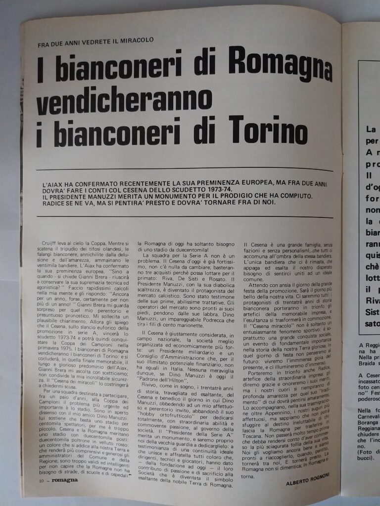 Romagna 10 giugno 1973, n. 4 numero speciale, p. 10