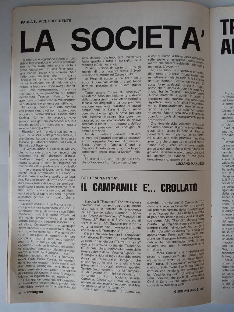 Romagna 10 giugno 1973, n. 4 numero speciale, p. 22