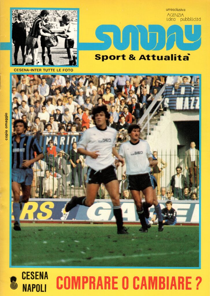 Sunday 03 presentazione Cesena-Napoli 1981-82 e foto Inter-Cesena 1981-82 Perego