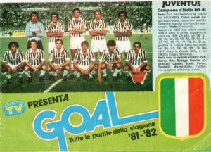 TV Sorrisi e canzoni inserto Goal 81-82, copertina 1981-82