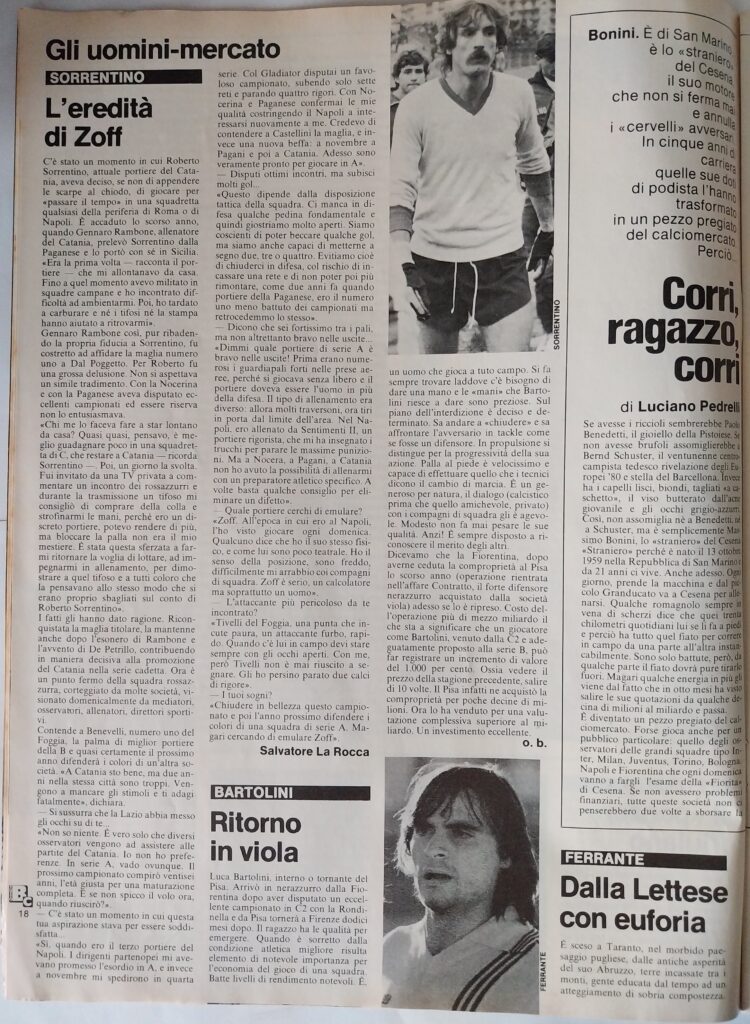 Tutto BC giugno 1981, n. 5, p. 18, articolo Bonini