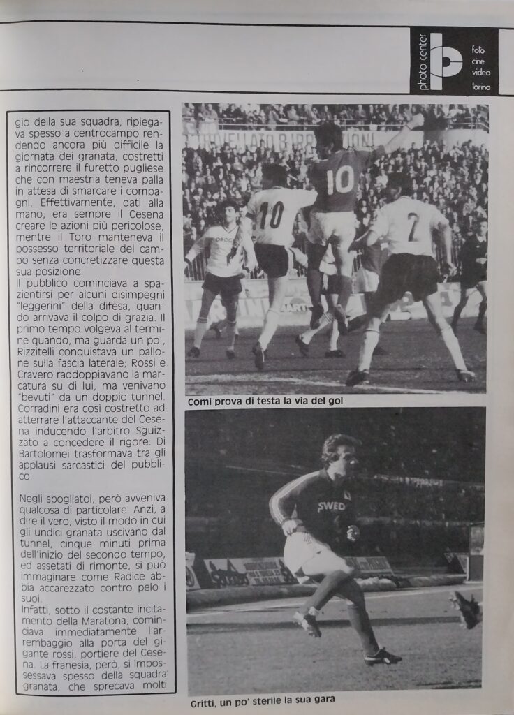 CalcioFilm marzo 1988, n. 6, p. 19, Torino-Cesena 1987-88