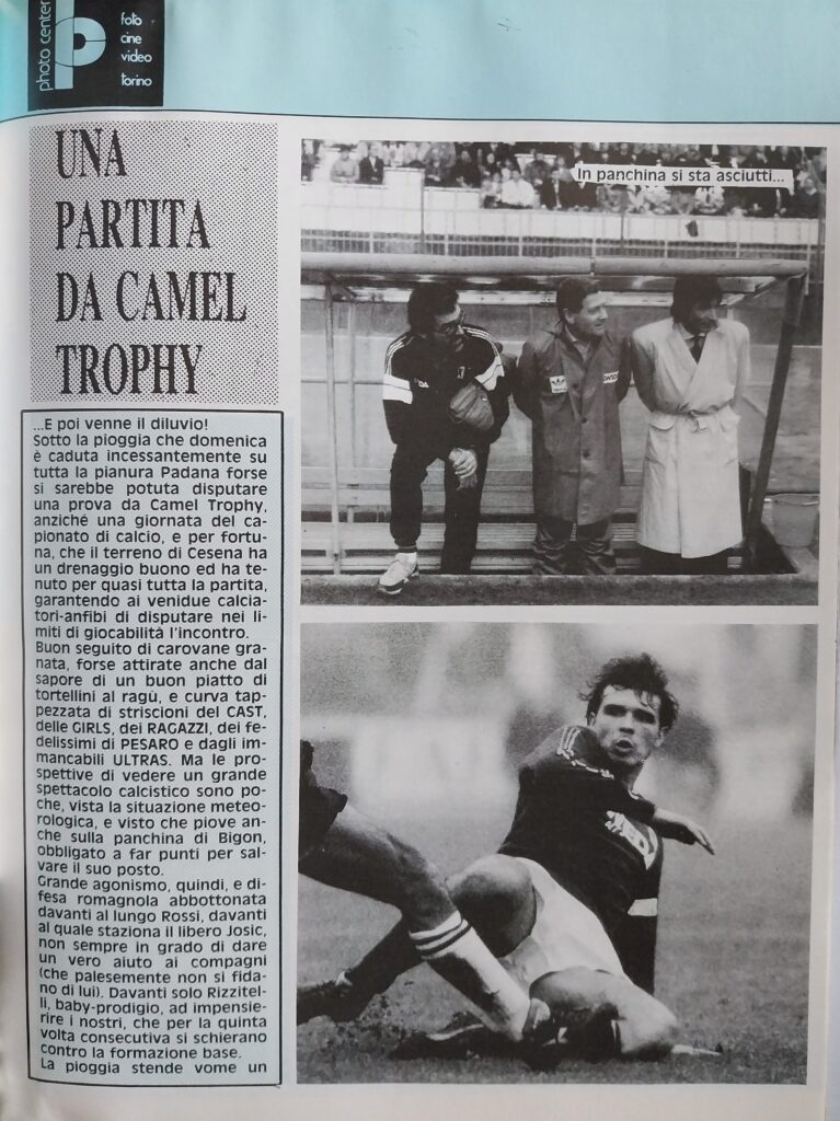 CalcioFilm novembre 1987, n. 2, p. 23, Cesena-Torino 1987-88