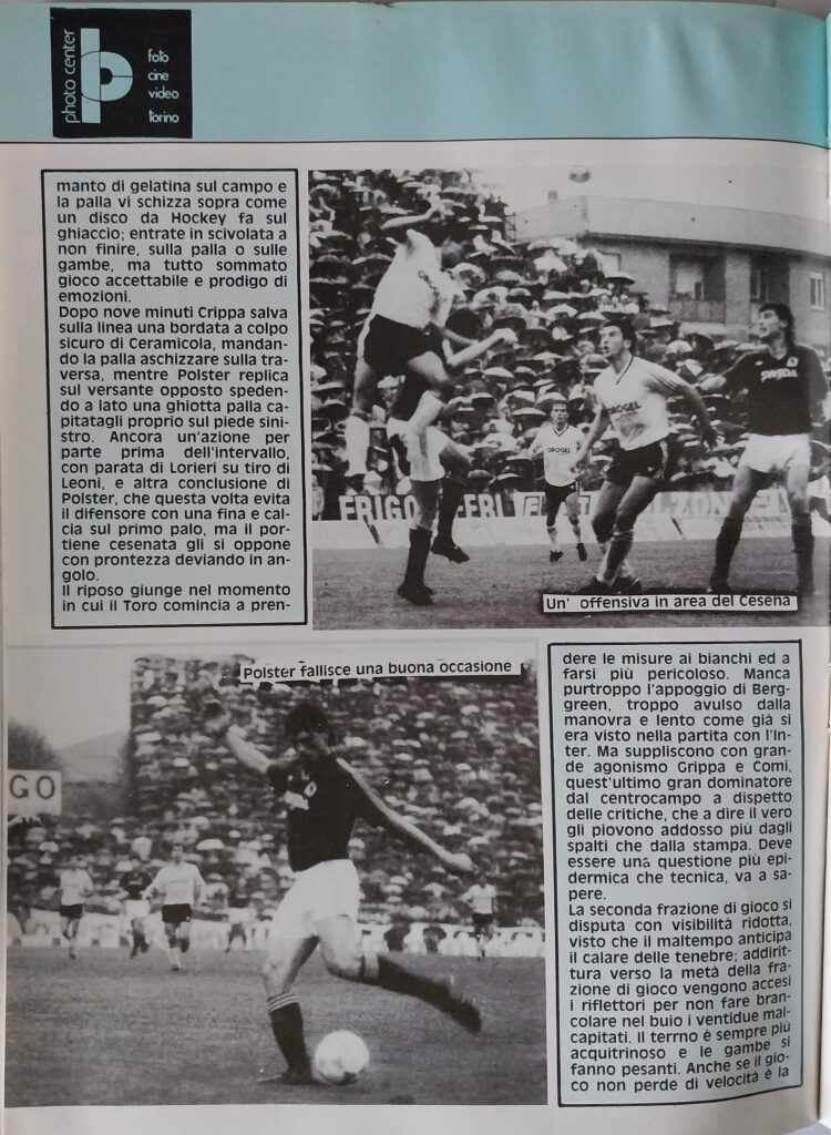 CalcioFilm novembre 1987, n. 2, p. 24, Cesena-Torino 1987-88