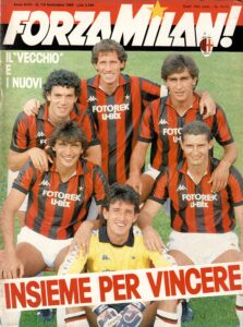 Forza Milan 9 settembre 1986, n. 7, copertina 1986-87