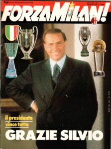 Forza Milan gennaio 1990, n. 1, copertina 1989-90