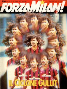 Forza Milan ottobre 1987, n. 10, copertina 1987-88