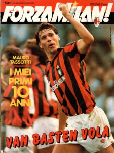 Forza Milan ottobre 1990, n. 10, copertina 1990-91