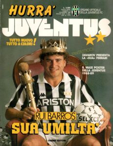 Hurrà Juventus novembre 1988, n. 2, copertina 1988-89