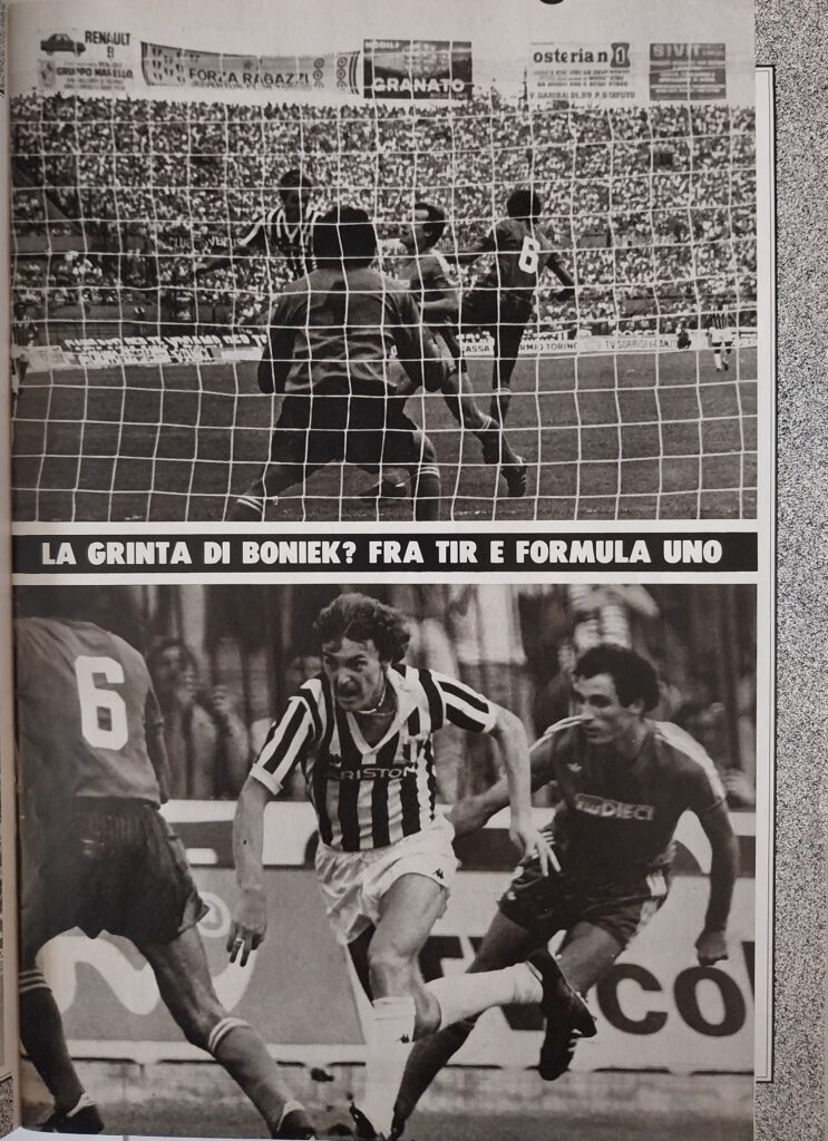 Hurrà Juventus ottobre 1982, n. 10, p. 13, Juventus-Cesena 1982-83