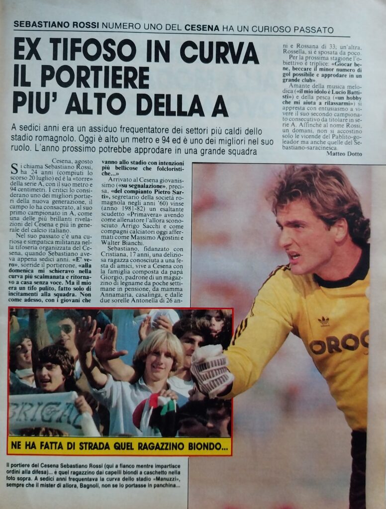 Intrepido Sport 17 agosto 1988, n. 33, p. 21, articolo Rossi 1988-89