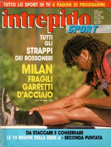 Intrepido Sport 5 settembre 1989, n. 36, copertina 1989-90