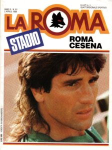 LaRoma 2 aprile 1989, n. 61, copertina presentazione Roma-Cesena 1988-89