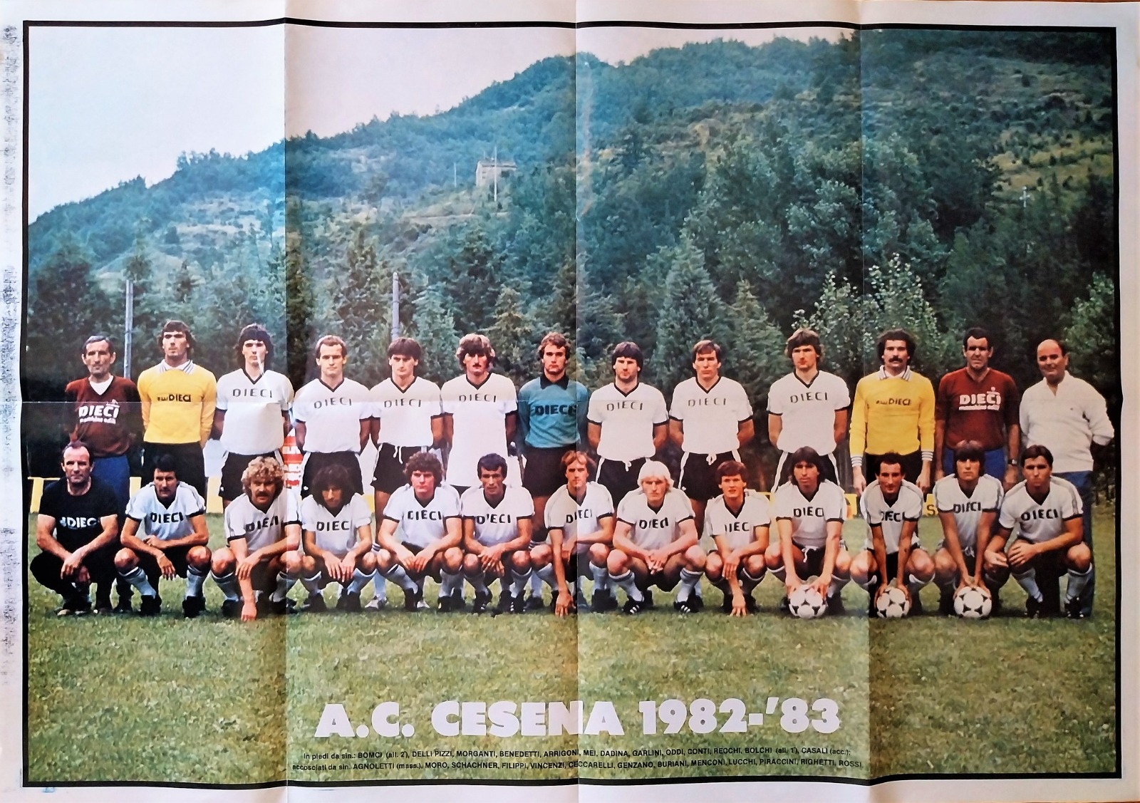 Poster rosa Cesena 1982-83