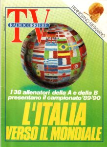 Radiocorriere TV, 1989, n. 36, copertina, 1989-90