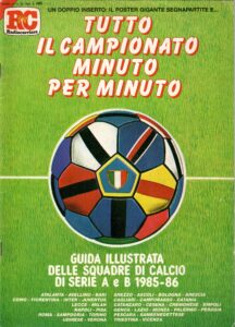 Radiocorriere TV 8 settembre 1985, n. 36, tutto il campionato minuto per minuto, copertina 1985-86