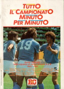 Radiocorriere TV Tutto il campionato minuto per minuto 12 settembre 1982, n. 37, copertina 1982-83