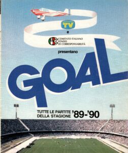 TV Sorrisi e canzoni Goal 89-90, 27 agosto 1989, copertina 1989-90