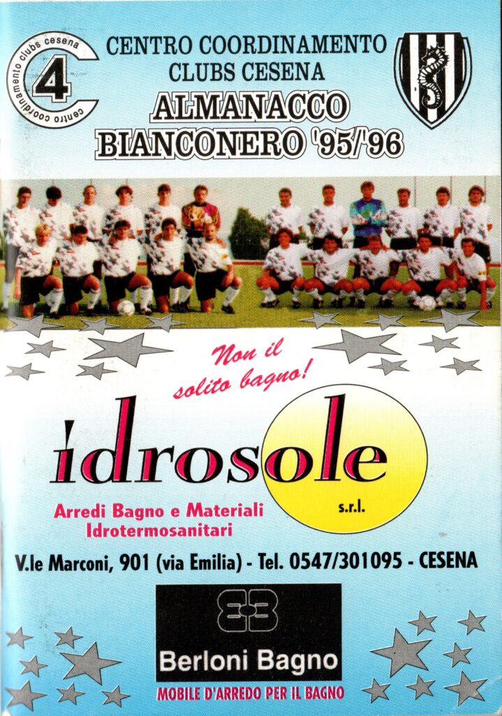 Centro coordinamento Clubs Almanacco bianconero 1995-96, copertina