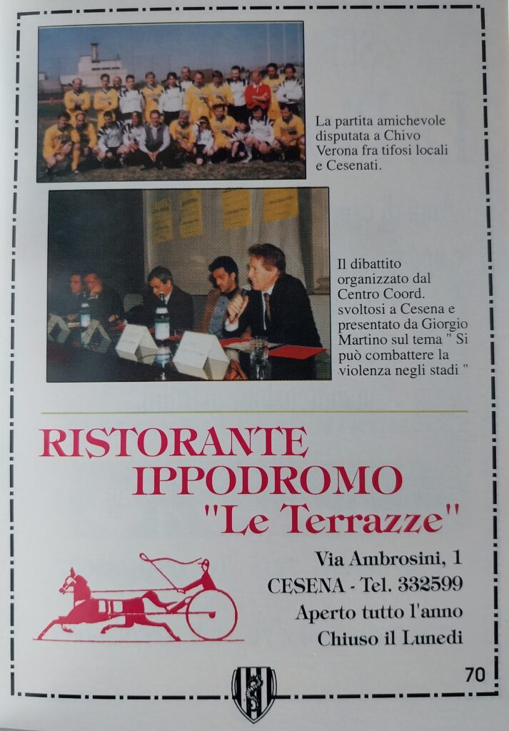 Centro coordinamento Clubs Almanacco bianconero 1995-96, p. 70