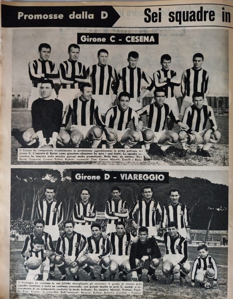 Football 9 giugno 1960, n. 23, foto Cesena 1959-60